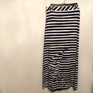 Lilly Pulitzer Maxi Skirt - Navy & White Stripe